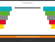 Tablet Screenshot of crazycoder.com